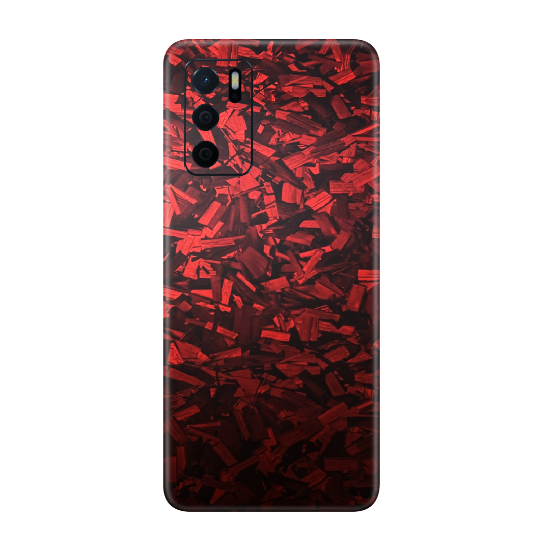 Forged Red Skin For Oppo A16