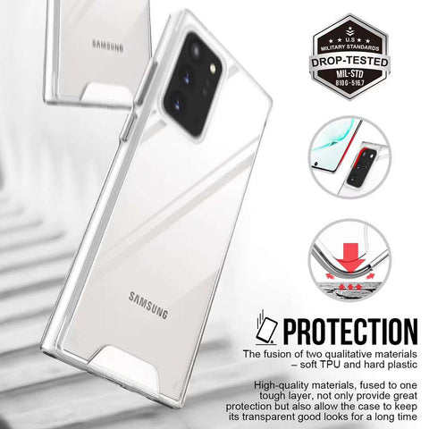 Space Transparent Crystal Clear Case For Samsung