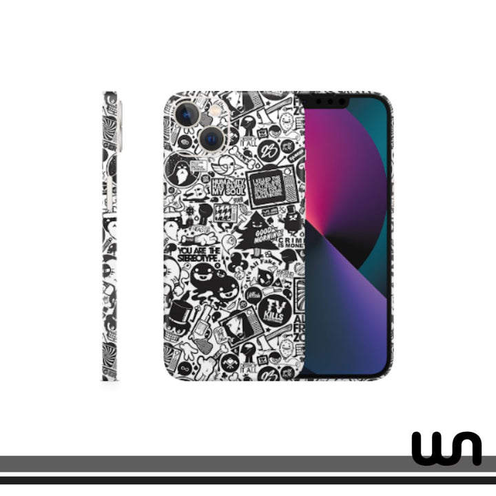 TV Kills Doodle Skin for iPhone 13